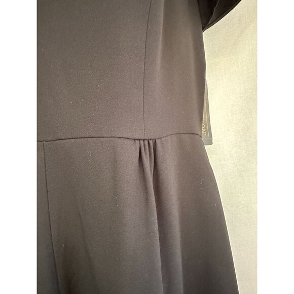 Pendleton Little Black Short Sleeve Dress Size 12 with Pleats NEW - Picture 3 of 12